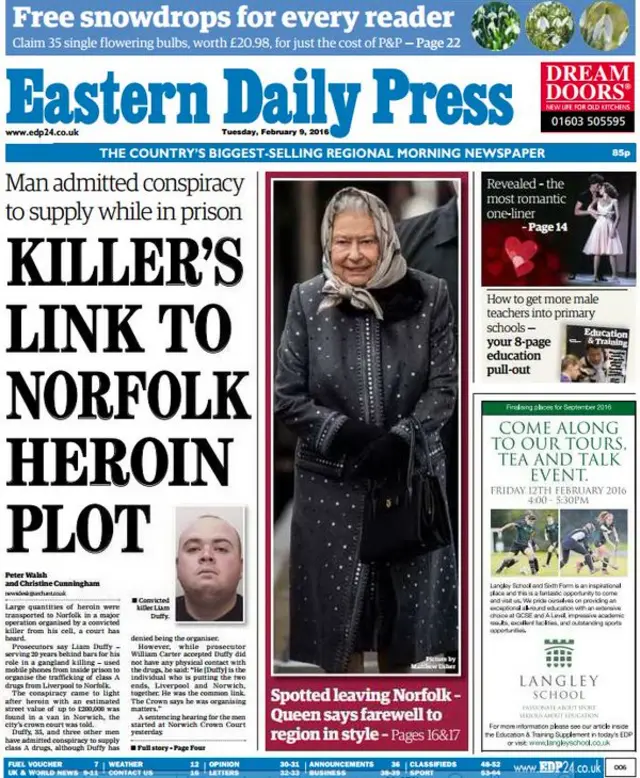 Front page of the EDP