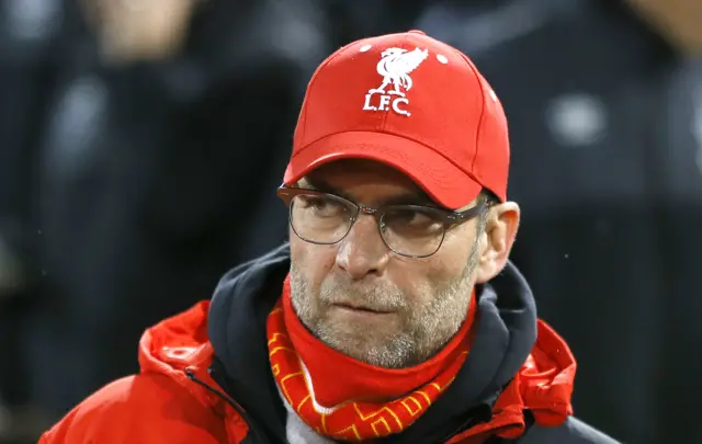 Jurgen Klopp watches play