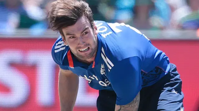 England cricket player Reece Topley