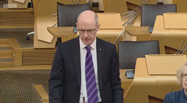 Finance Secretary John Swinney