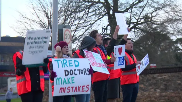 Junior doctors strike action, January 2016
