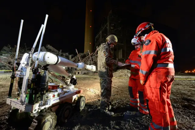 Recovery work at Didcot power station