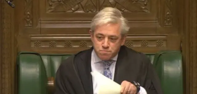 Speaker John Bercow.