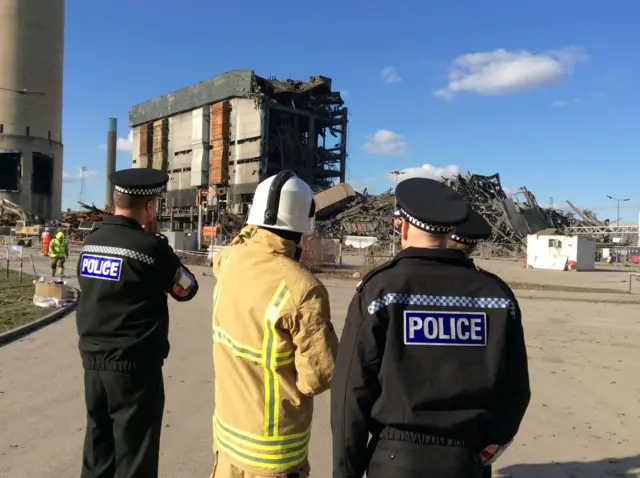 Recovery work at Didcot power station