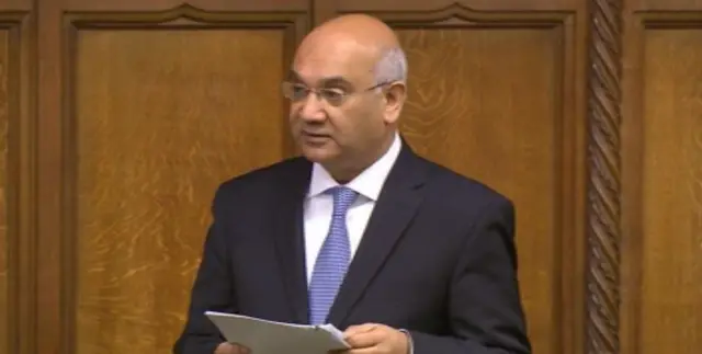 Chair of the Home affairs Committee Keith Vaz