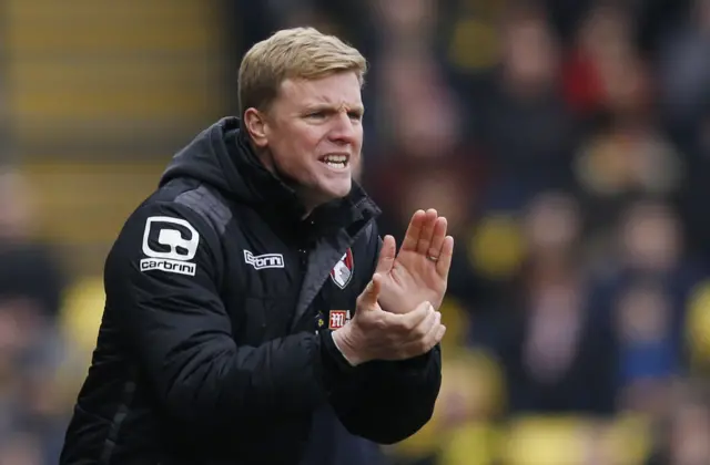 Bournemouth manager Eddie Howe