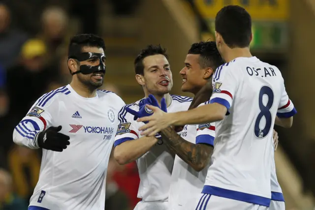 Chelsea celebrate