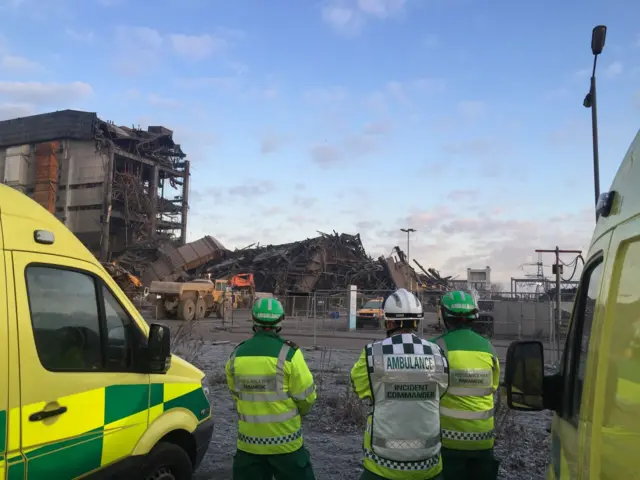 The recovery effort at Didcot power station