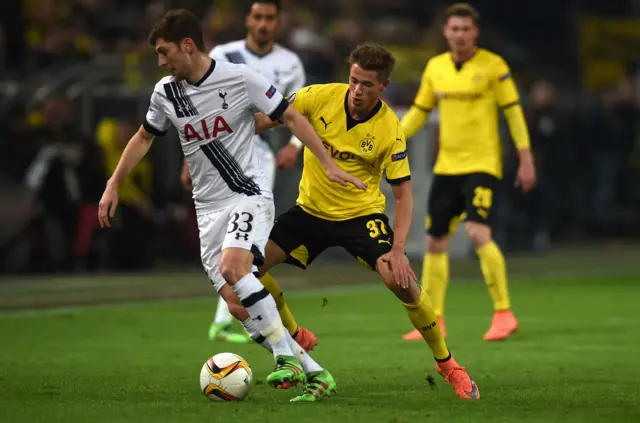 Ben Davies and Erik Durm