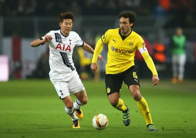 Mats Humels and Son Heung-min