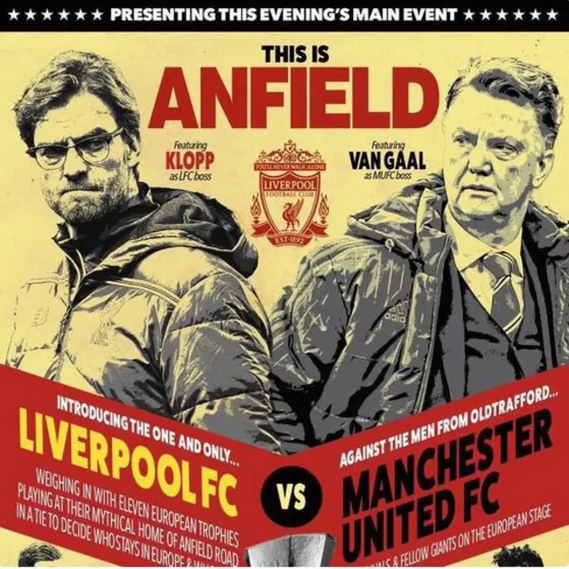 Liverpool v Manchester United programme