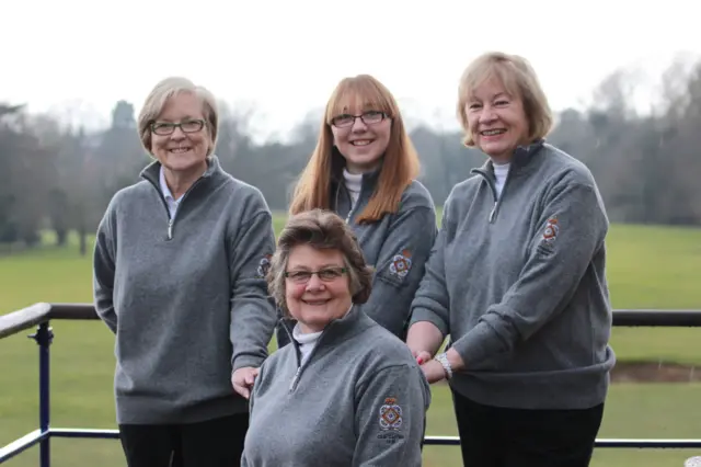 The four women, who've been appointed to key roles at Royal Norwich Golf Club