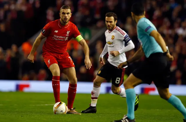 Liverpool midfielder Jordan Henderson