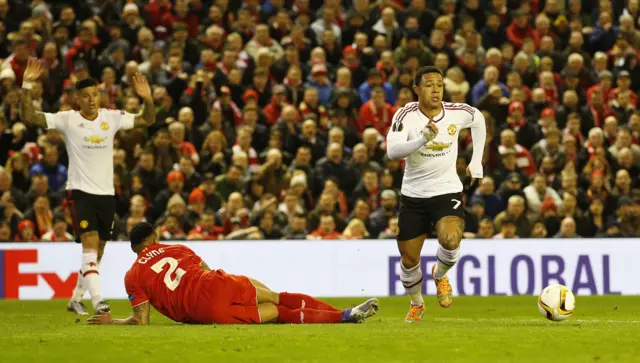 Nathaniel Clyne is fouled