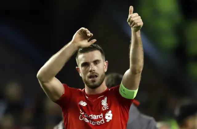 Liverpool captain Jordan Henderson