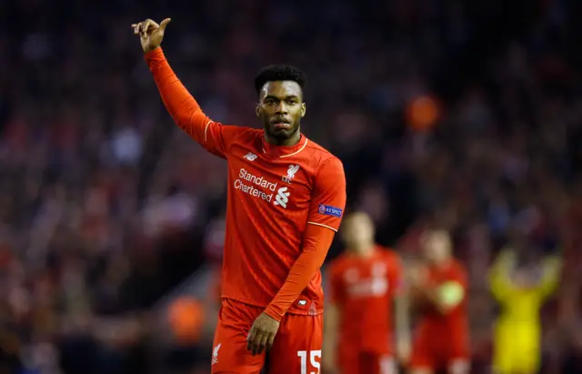 Liverpool striker Daniel Sturridge