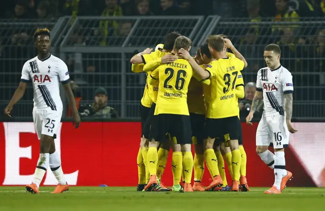 Borussia Dortmund celebrate