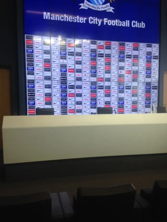 Manchester City news conference