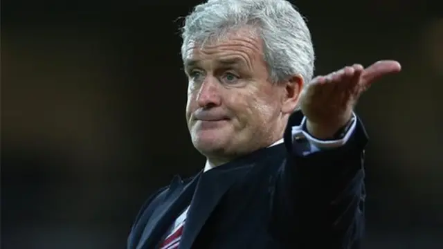 Stoke manager Mark Hughes