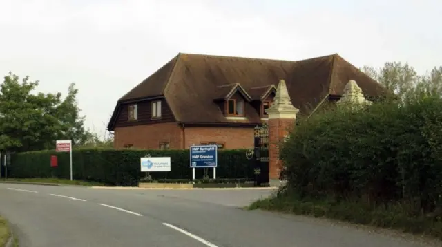 HMP Springhill and HMP Grendon entrance