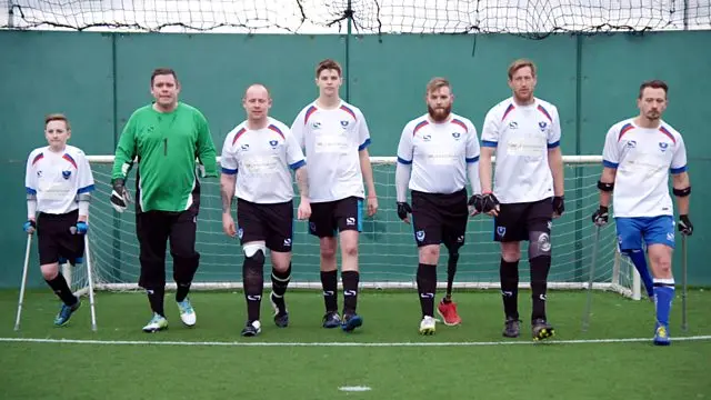 The Pompey Amputees at the FA People's Cup semi-finals