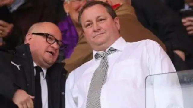 Mike Ashley (right)