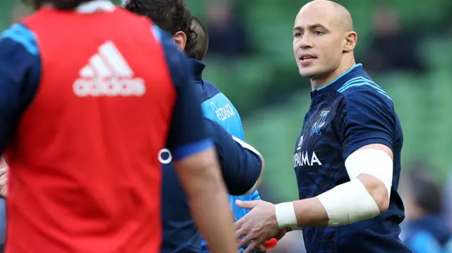 Italy's Sergio Parisse