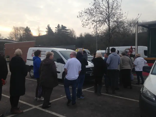 Sainsbury's queue