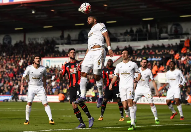 Bournemouth take a corner