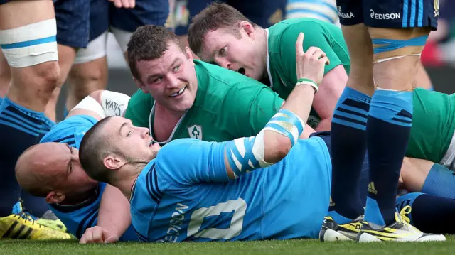 Jack McGrath scores for Ireland