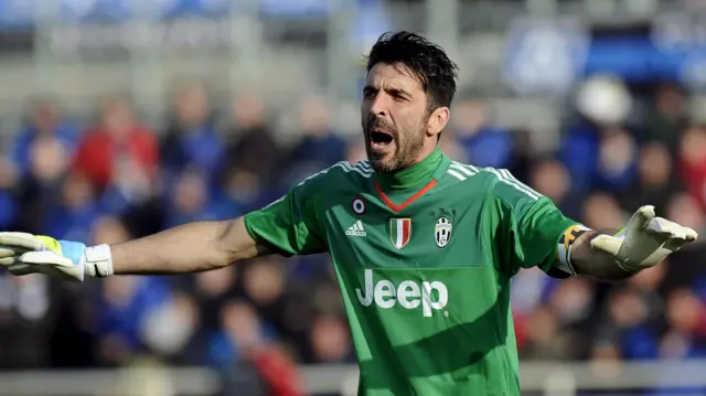 Juventus keeper Gianluigi Buffon