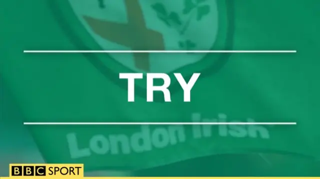 London Irish try