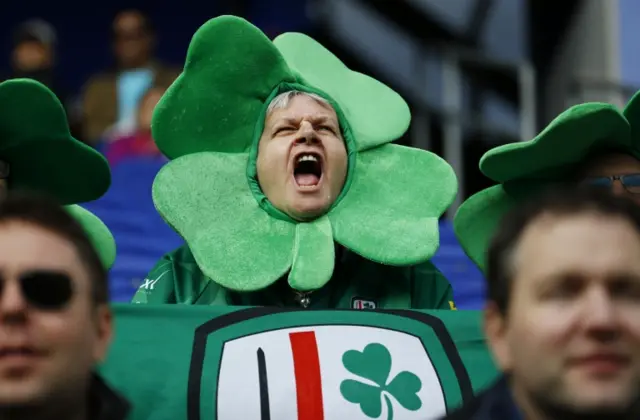 London Irish fan