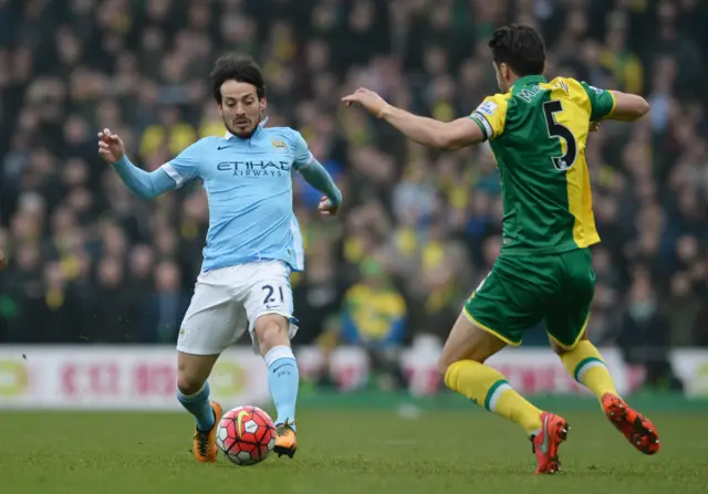 Russell Martin and David Silva