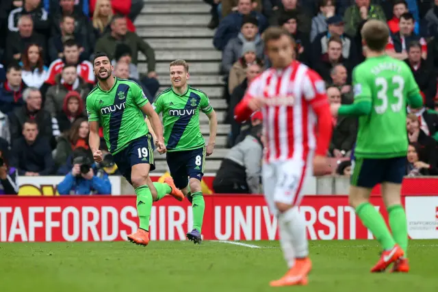 Graziano Pelle celebrates