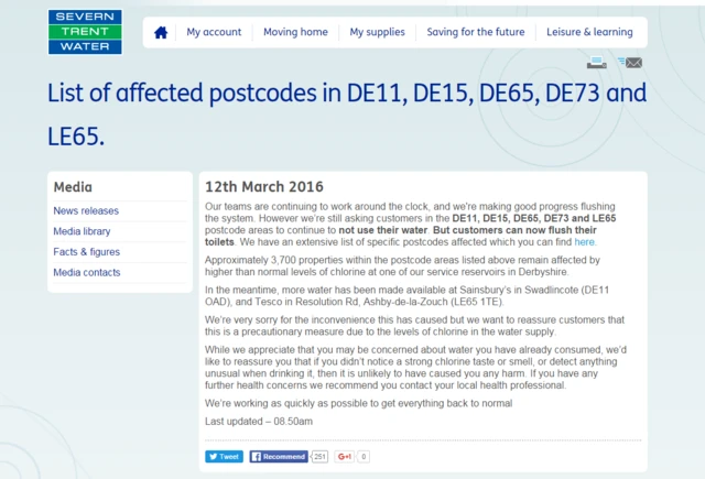 Severn Trent update