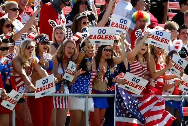 US-based rugby fans soaked up the atmosphere at last week's World Sevens tournament in Las Vegas