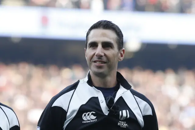 Referee Craig Joubert