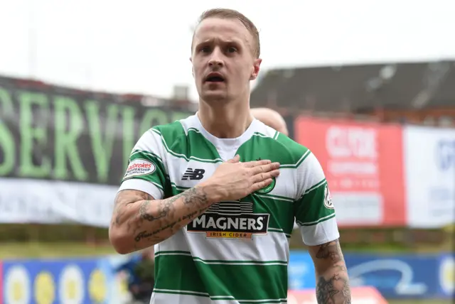 Celtic striker Leigh Griffiths