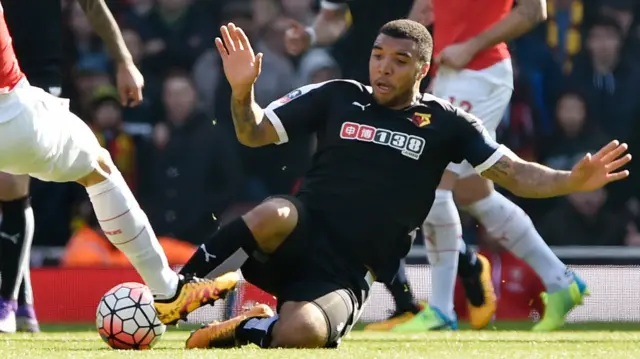 Watford striker Troy Deeney