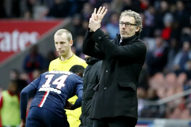 Paris St-Germain boss Laurent Blanc