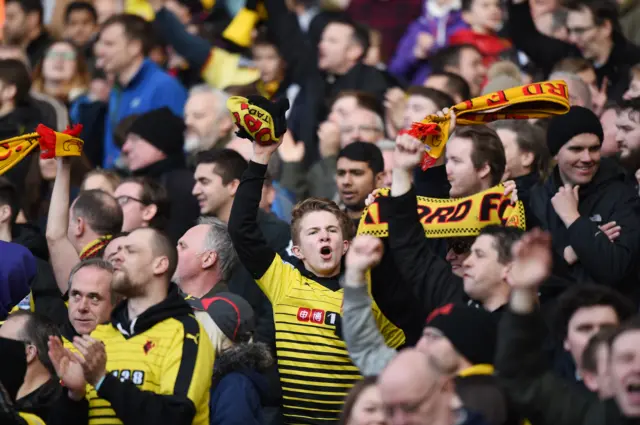 Watford fans