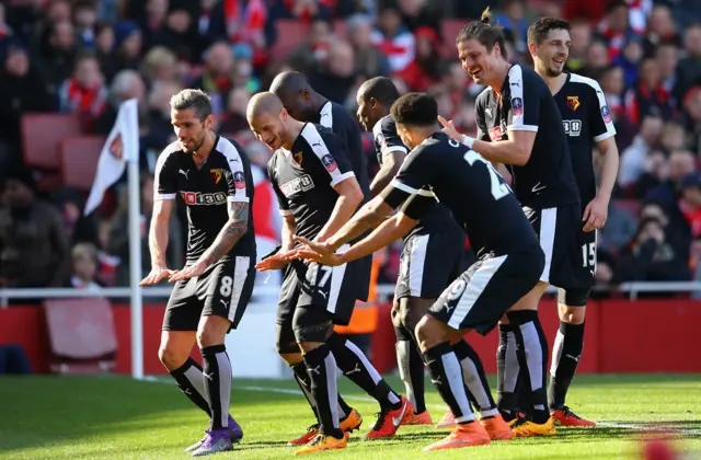 Watford celebrate