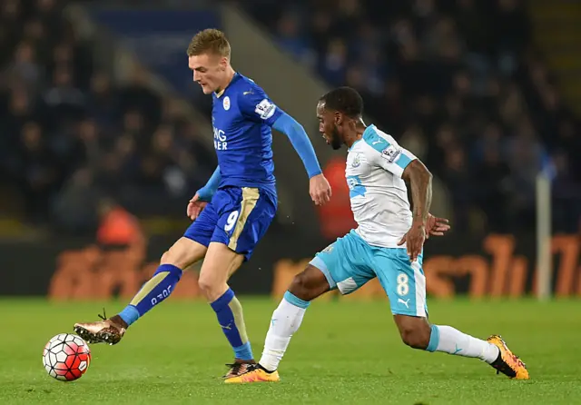 Jamie Vardy and Vurnon Anita