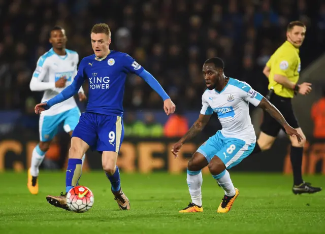 Jamie Vardy and Vurnon Anita