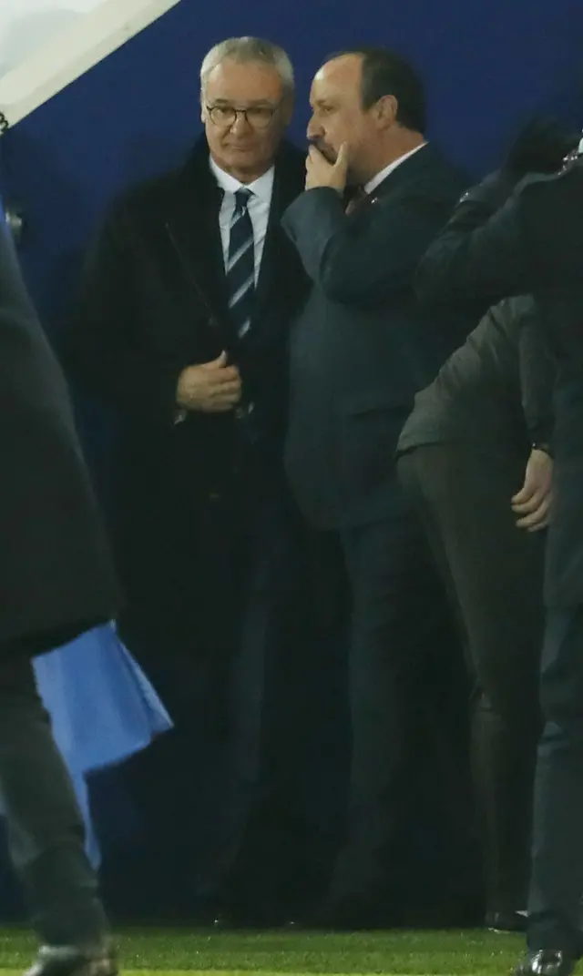 Claudio Ranieri and Rafa Benitez