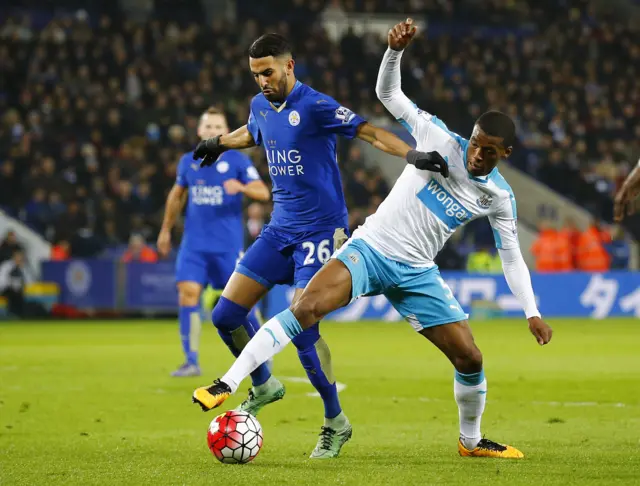 Riyad Mahrez and Georgio Wijnaldum