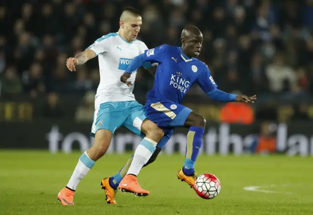 N'Golo Kante and Aleksandar Mitrovic