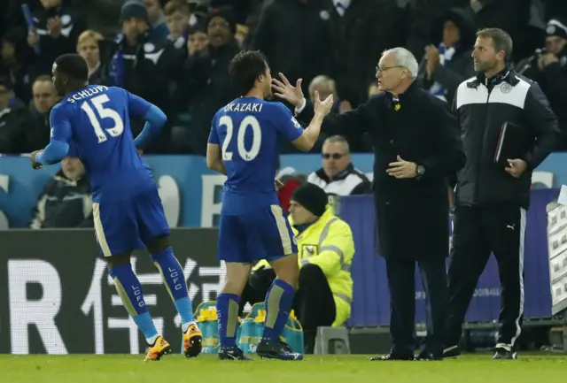 Jeff Schlupp replaces Shinji Okazaki