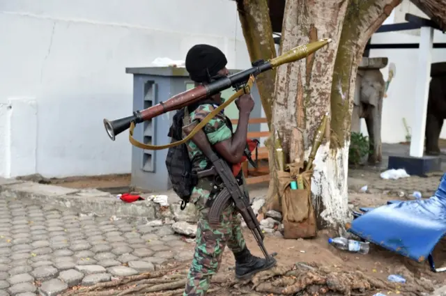 Ivory Coast soldier